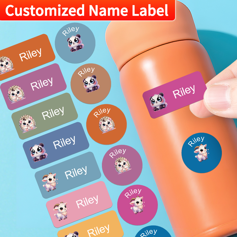 Personalized Name Box - Spersonalizowane etykiety z imieniem – ultralekkie,