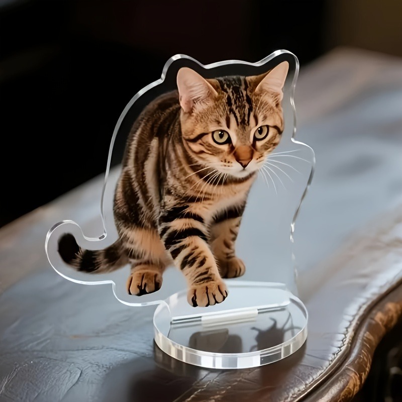 Pet Portrait Custom - Niestandardowy, nieregularny akrylowy stojak na zdjęcia