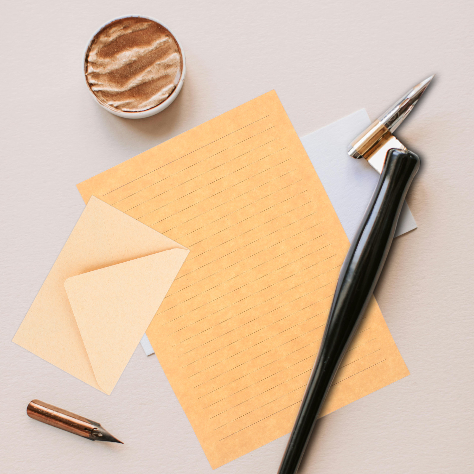 Wax Seal Letter Kit - 1 Zestaw Eleganckiego, Vintage'owego Zestawu do