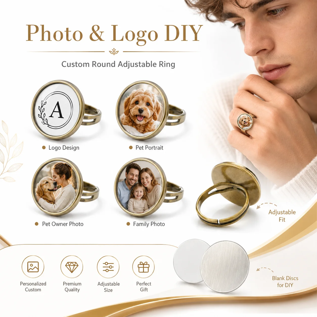Personalizowany Pierścionek z  – Initial Ring Custom recenzja i cena