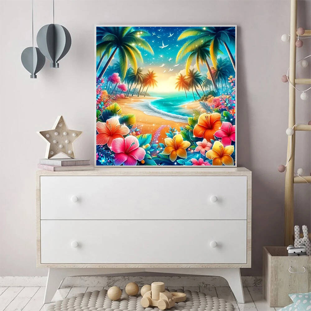Diamentowe Malowanie pejzaż mo – Photo Mosaic Print recenzja i cena