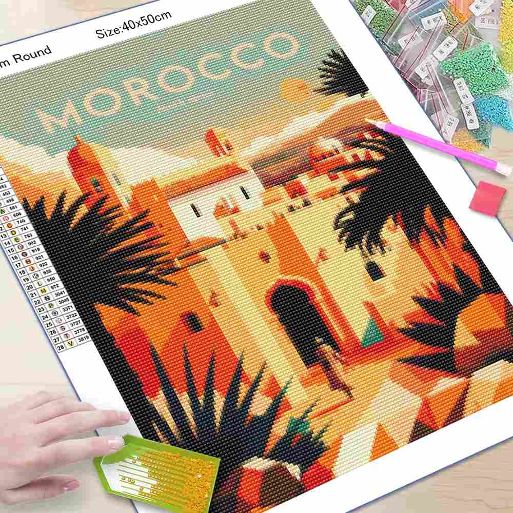 5D DIY Diamentowa Mozaika Kwia – Photo Mosaic Print recenzja i cena