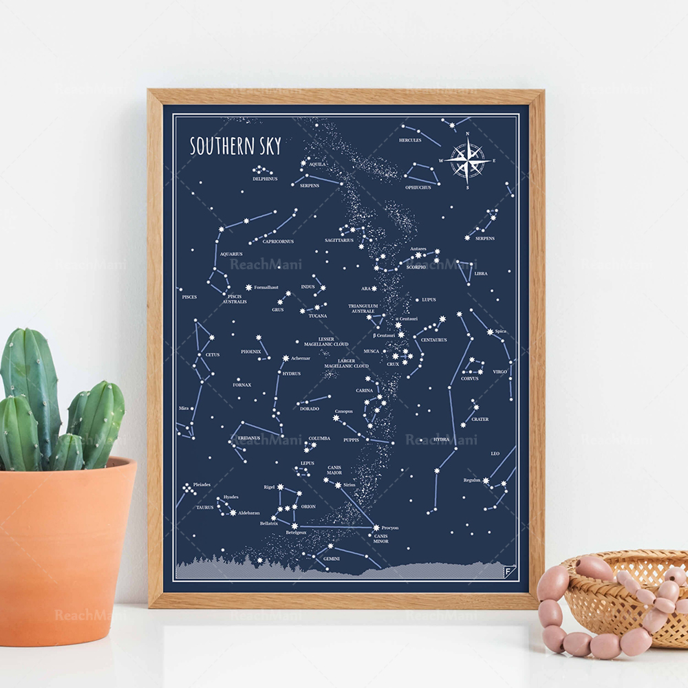 Małe i Duże Grafiki Astronomic – Custom Star Map recenzja i cena