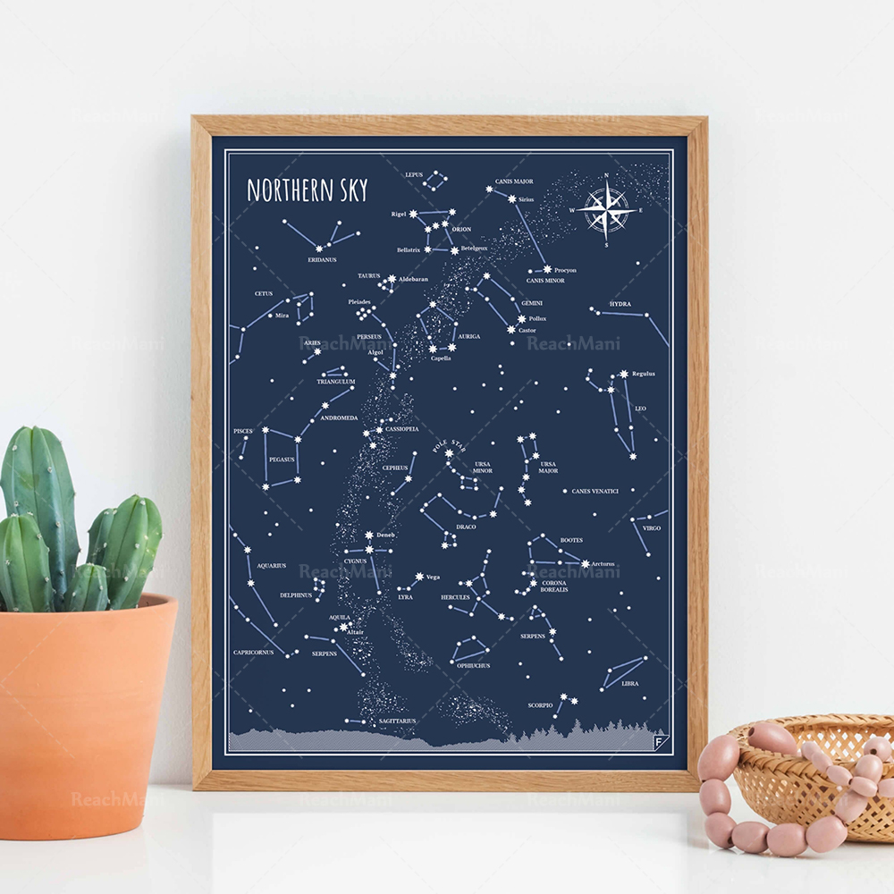 Małe i Duże Grafiki Astronomic – Custom Star Map recenzja i cena