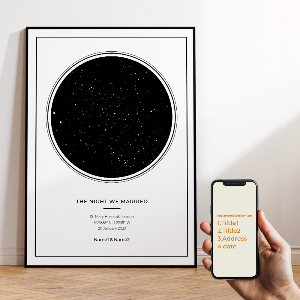 Nowoczesne, personalizowane ob – Custom Star Map recenzja i cena