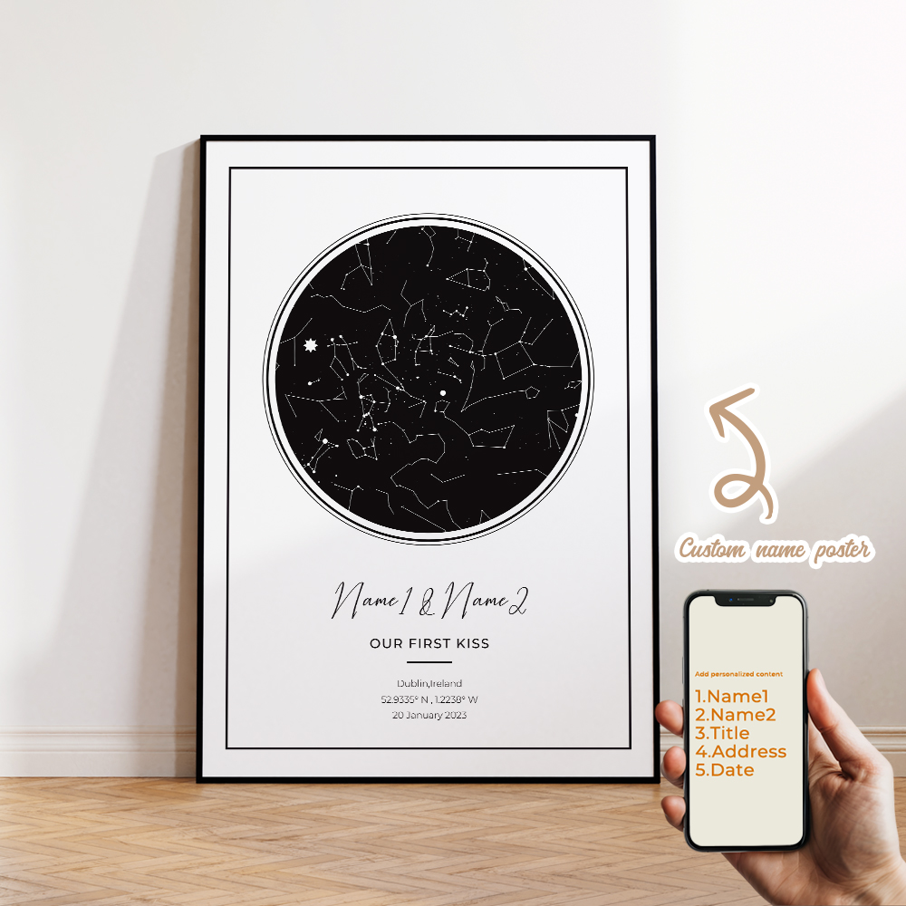 Nowoczesne, personalizowane ob – Custom Star Map recenzja i cena